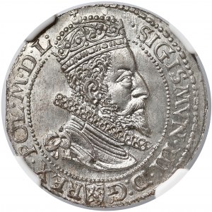 Zygmunt III Waza, Szóstak Malbork 1599 - mała głowa - piękny