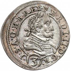 Austria, Ferdynand II Habsburg, 3 krajcary 1627, Graz