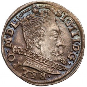 Zygmunt III Waza, Trojak Wilno 1597 - piękny