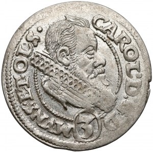 Karol II, 3 krajcary Oleśnica 1614