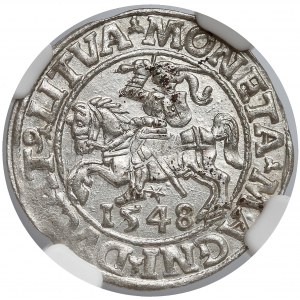 Zygmunt II August, Półgrosz Wilno 1548 - rzymska