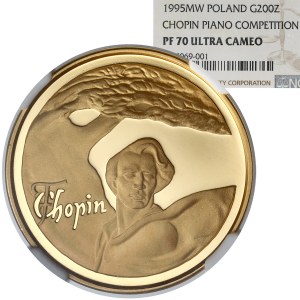 200 złotych 1995 Fryderyk Chopin - NGC PF70 UC