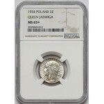 Głowa Kobiety 2 złote 1934 - NGC MS65+