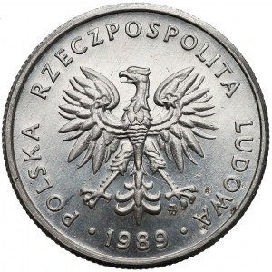 Próba ALUMINIUM 5 złotych 1989