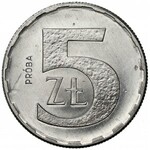 Próba ALUMINIUM 5 złotych 1989