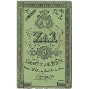 Powstanie listopadowe, 1 złoty 1831 - Głuszyński - bardzo ładna