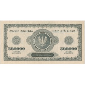 500.000 mkp 1923 - Z (Mił.36j) - 7-cyfr - najrzadsza