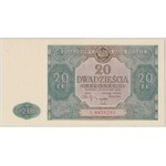20 złotych 1946 - G - duża litera - PMG 66 EPQ