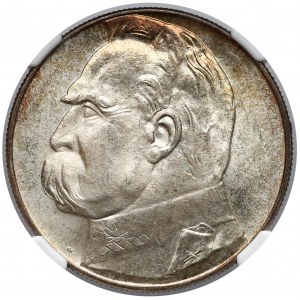 Piłsudski 10 złotych 1935 - NGC MS64