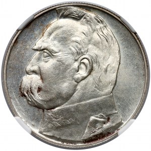 Piłsudski 10 złotych 1935 - NGC MS64