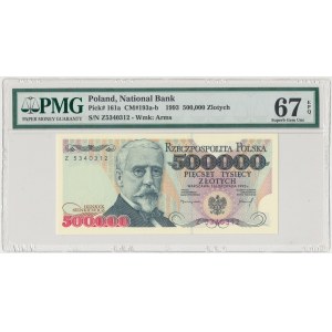 500.000 złotych 1993 - Z - PMG 67 EPQ