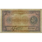 Malta, 10 Shillings (1940)