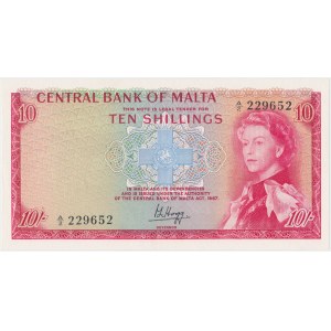 Malta, 10 Shillings 1967 (1968)
