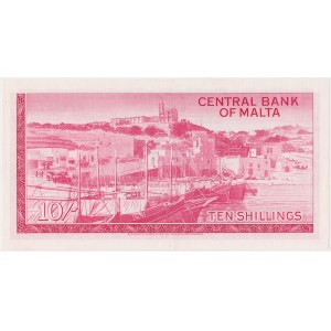 Malta, 10 Shillings 1967 (1968)