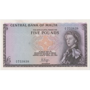 Malta, 5 Pounds 1967 (1968)