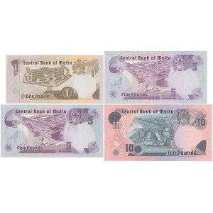 Malta, 1-10 Lire i 10 Liri 1967 (1979) - set (4pcs)