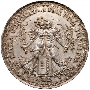 Władysław IV, Medal na pamiątkę rozejmu w Sztumskiej Wsi 1635 (1642) - DADLER i HÖHN