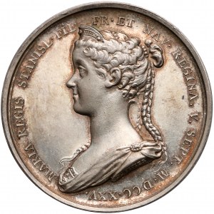 Ludwik XV, Medal zaślubinowy Marii Leszczyńskiej (1725) 