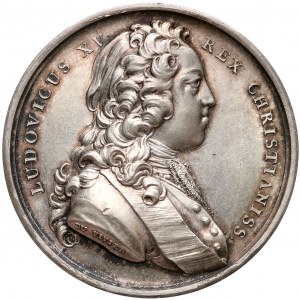Ludwik XV, Medal zaślubinowy Marii Leszczyńskiej (1725) 