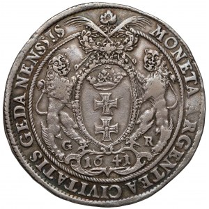 Władysław IV Waza, Talar Gdańsk 1641 GR - rzadki