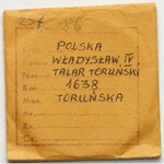 Władysław IV Waza, Talar Toruń 1638 II - mała data