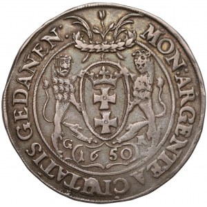 Jan II Kazimierz, Talar Gdańsk 1650 GR