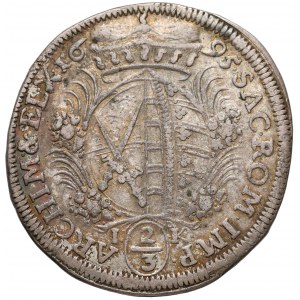 August II Mocny, Gulden (2/3 talara) 1695, Drezno - jako elektor