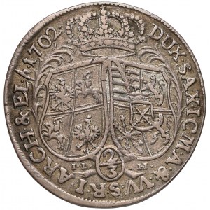 August II Mocny, Gulden (2/3 talara) 1702, Drezno