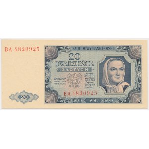 20 złotych 1948 - BA ...925