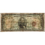 USA, National Bank LACONIA, 5 Dollar 1929