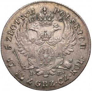 Alexander I, 5 polish zloty 1816 IB