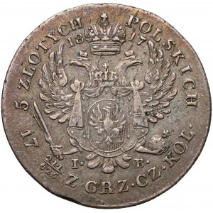 Alexander I, 5 polish zloty 1817 IB