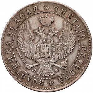 Nicholas I, Ruble 1844 MW, Warsaw