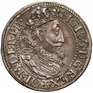 Zygmunt III Waza, Ort Gdańsk 1615 - wczesny portret - b. ładny