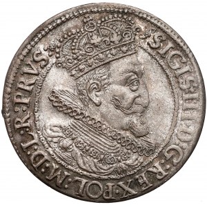 Zygmunt III Waza, Ort Gdańsk 1615 - późny portret - piękny