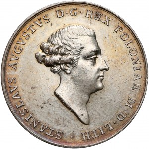 Poniatowski, Medal koronacyjny 1764 (Pingo) - piękny