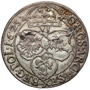 Zygmunt III Waza, Szóstak Kraków 1623 - data w otoku - ładny