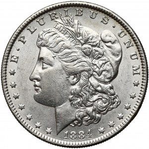 USA, Dolar 1884, Filadelfia - Morgan Dollar