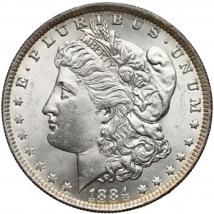 USA, Dollar 1884-O, New Orleans - Morgan Dollar