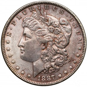 USA, Dolar 1887, Filadelfia - Morgan Dollar