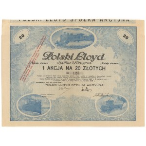 Polski Lloyd, Em.1, 20 złotych 1926