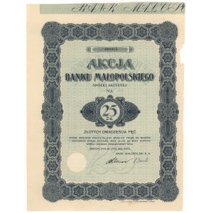 Bank Małopolski Spółka Akcyjna, 25 złotych 1925
