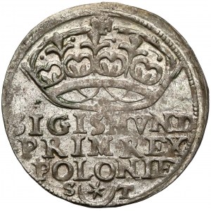 Zygmunt I Stary, Grosz Kraków 1548 - szeroka korona - piękny