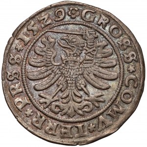 Zygmunt I Stary, Grosz Toruń 1529 - błąd PRSS - rzadki