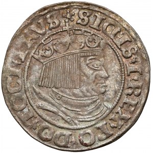 Zygmunt I Stary, Grosz Toruń 1532 - stara zbroja - PRVS