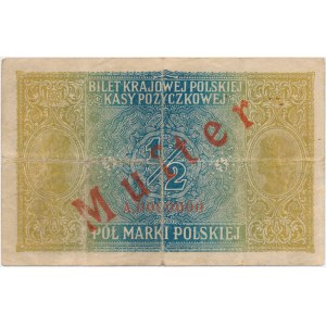 MUSTER Jenerał 1/2 mkp 1916 - A 0000000 