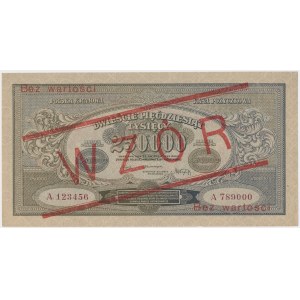 WZÓR 250.000 mkp 1923 - A - bez perforacji
