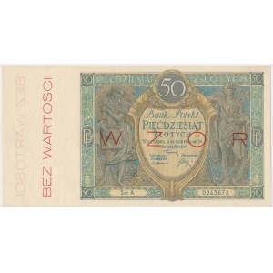 WZÓR 50 złotych 1925 - Ser.A