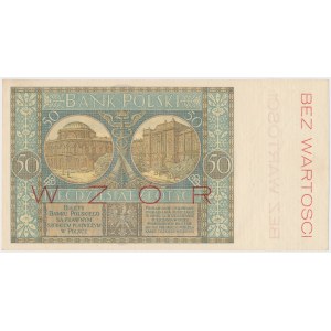 WZÓR 50 złotych 1925 - Ser.A