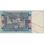 WZÓR 10 złotych 1928 - A★1234567 - bez perforacji - PMG 67 EPQ